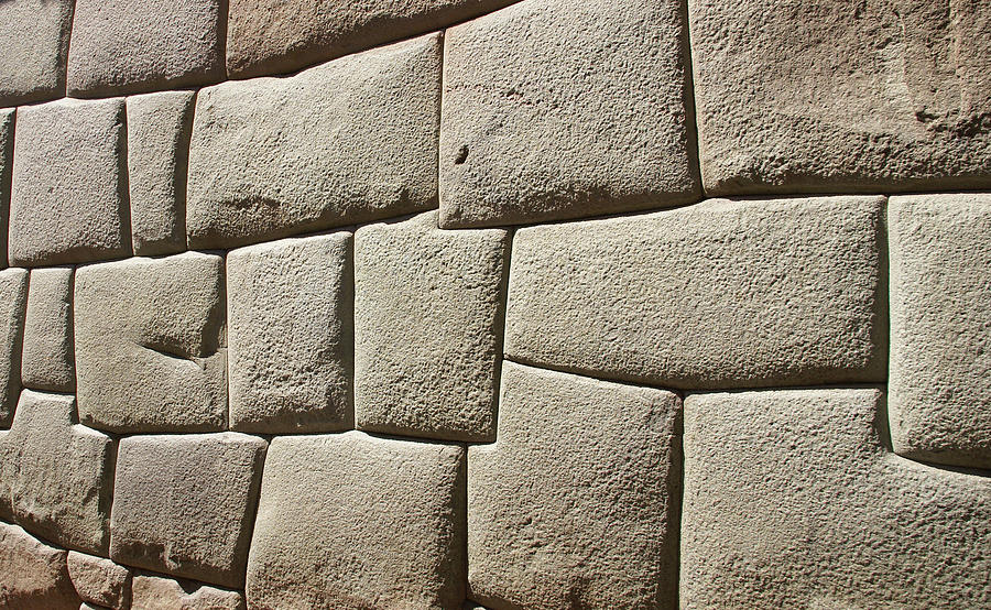 Ancient Inca walls Photograph by Steve Estvanik