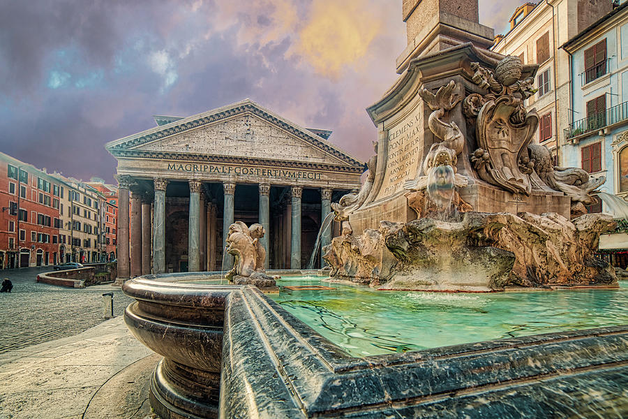 ancient square of Rome Photograph by Vivida Photo PC