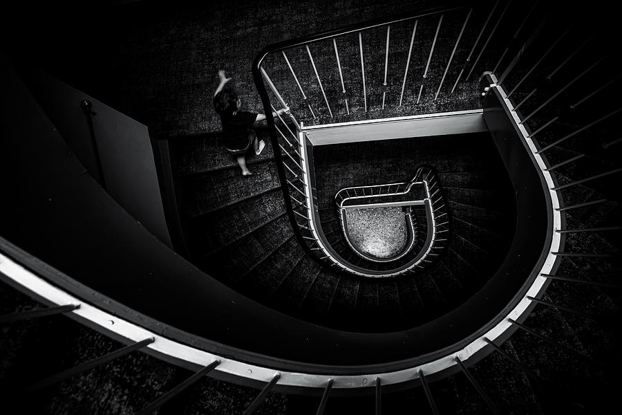 Architecture Photograph - Ancient Staircase by Marco Tagliarino