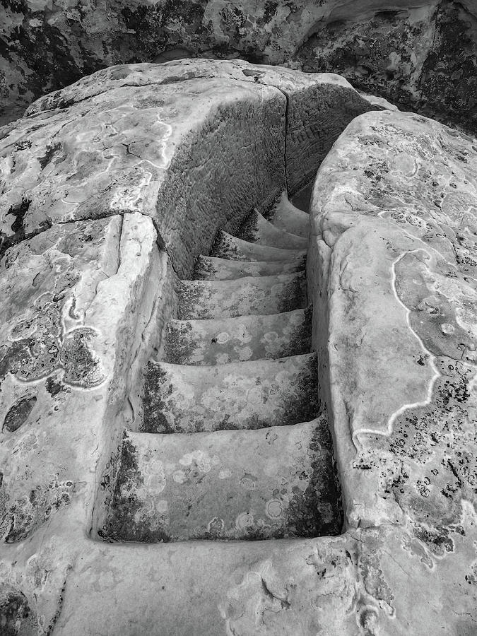 Architecture Photograph - Ancient Stairs in El Morro by Candy Brenton