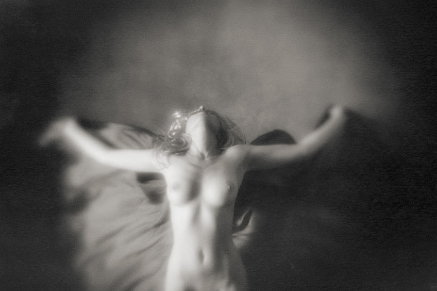 Nude Photograph - And Fly! by Mel Brackstone