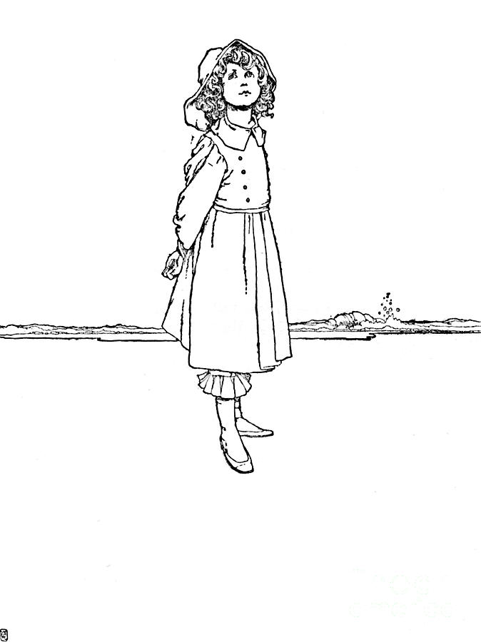 And Karen Was Dressed Very Neatly C1930 Drawing by Print Collector