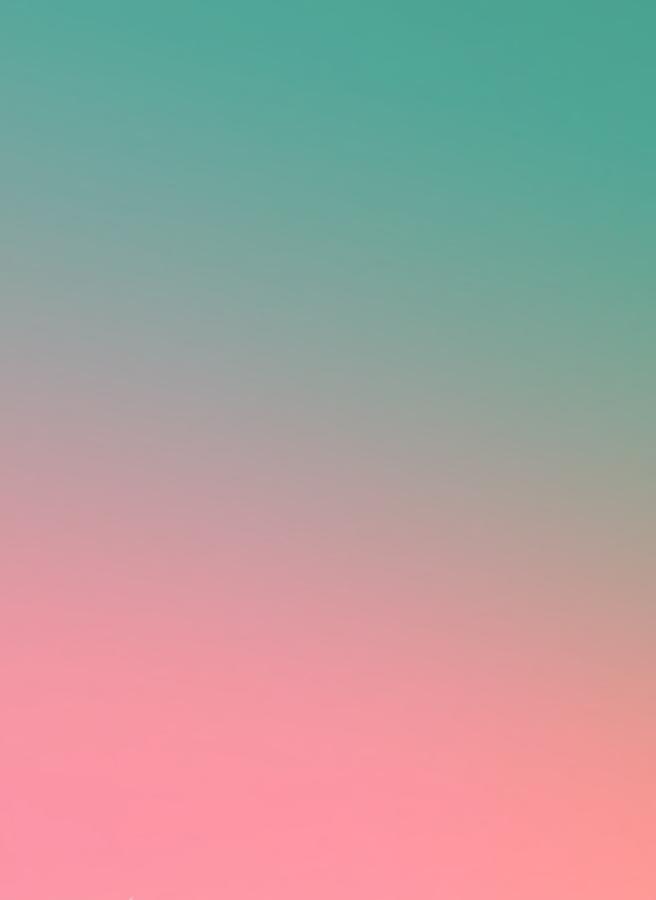 Minimal Green and Pink Gradient Ombre  Digital Art by Itsonlythemoon -