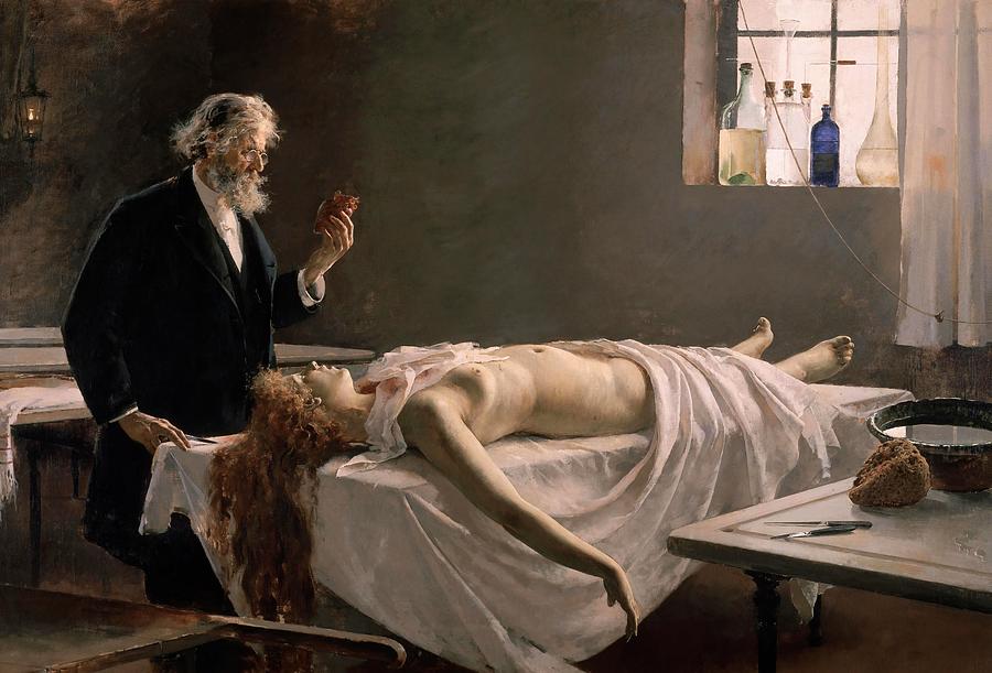And She Had a Heart , 1890, Oil on canvas, 177 x 291 cm. Painting by Enrique Simonet -1866-1927-
