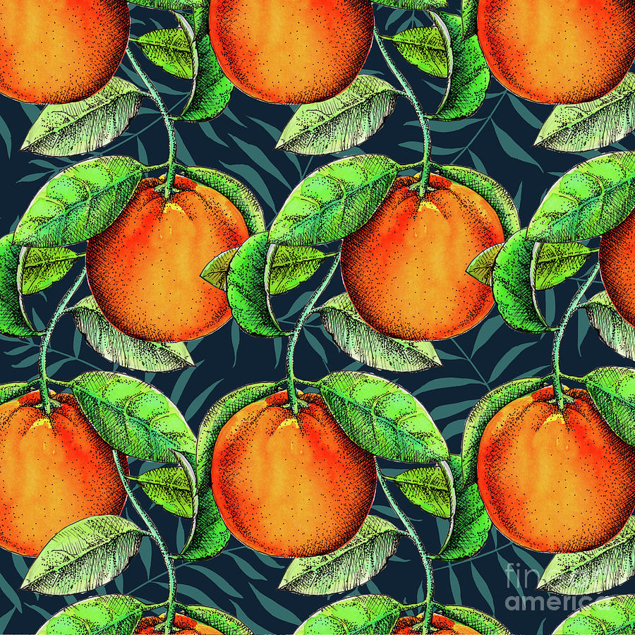 Andalucian Oranges Painting by Andrew Watson