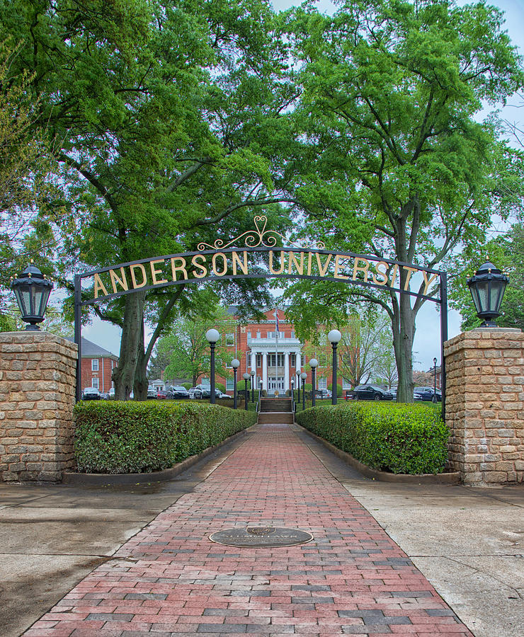 Anderson University Entrance Photograph by Blaine Owens