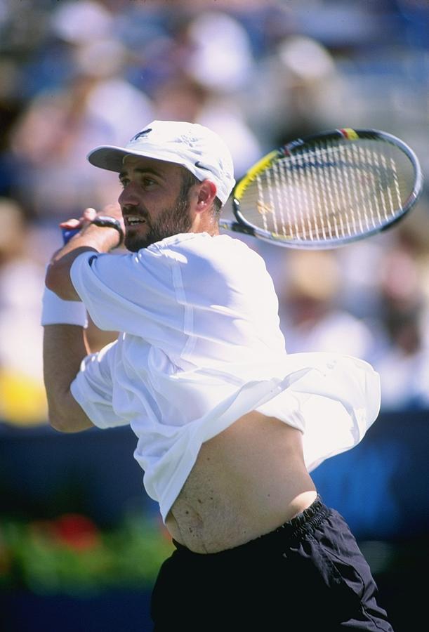 Andre Agassi Photograph by Gary M. Prior