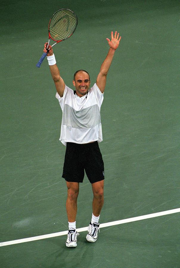 Andre Agassi Photograph by Jamie Squire