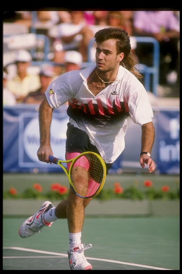 Andre Agassi Photograph by Mike Powell