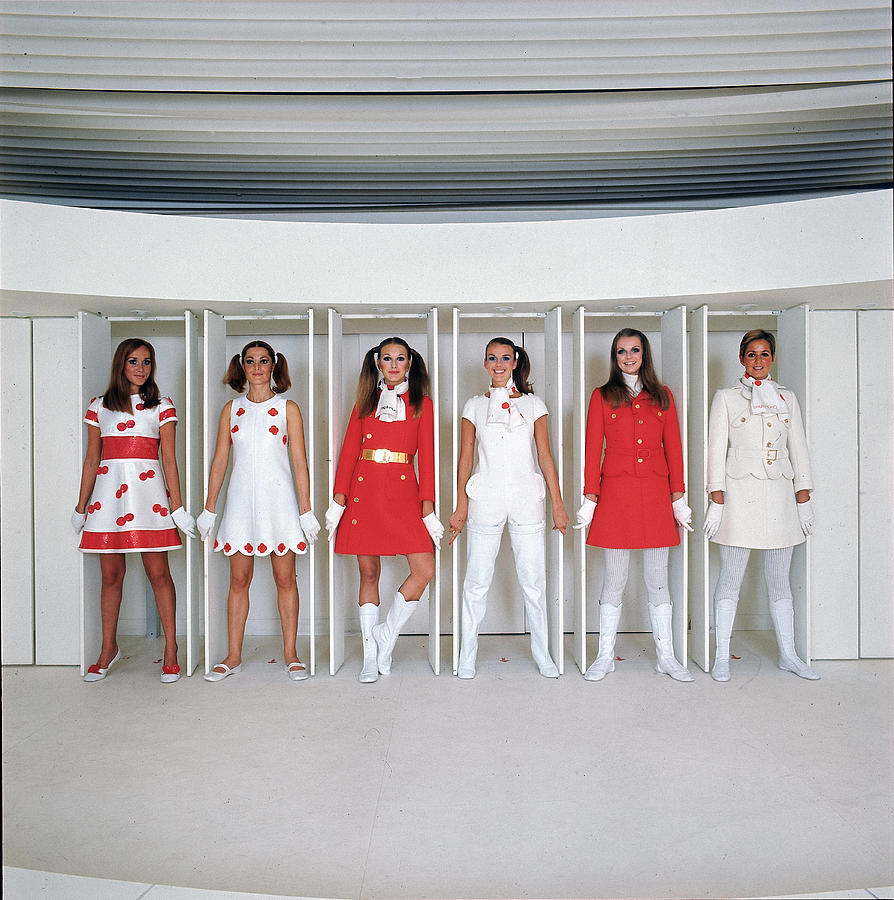 Andre Courreges Fashions Photograph by Bill Ray
