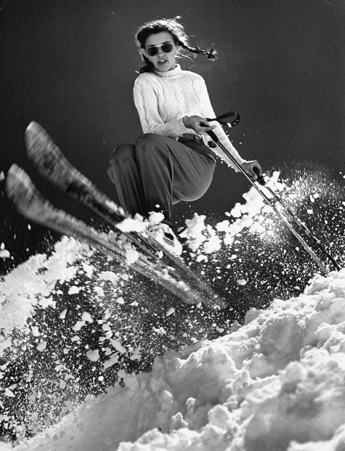 Andrea Mead Lawrence Photograph by George Silk Andrea Mead Lawrence Photograph by George Silk