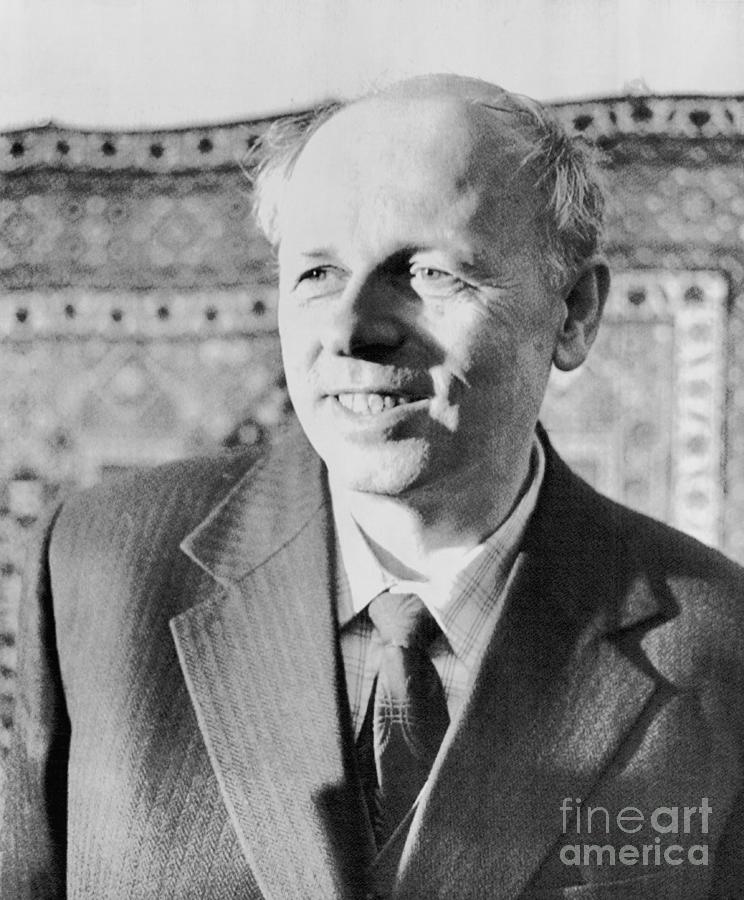 Andrei D. Sakharov Smiling Photograph by Bettmann