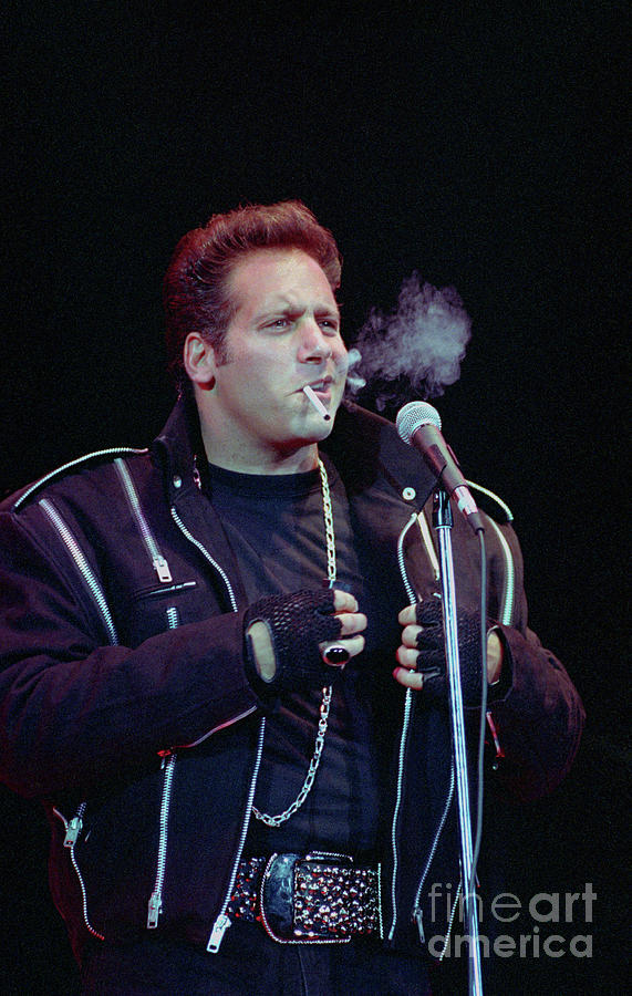 Andrew Dice Clay Performing Photograph by Bettmann