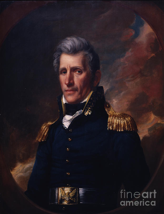 Andrew Jackson, C.1819 Painting By Samuel Lovett Waldo - Fine Art America