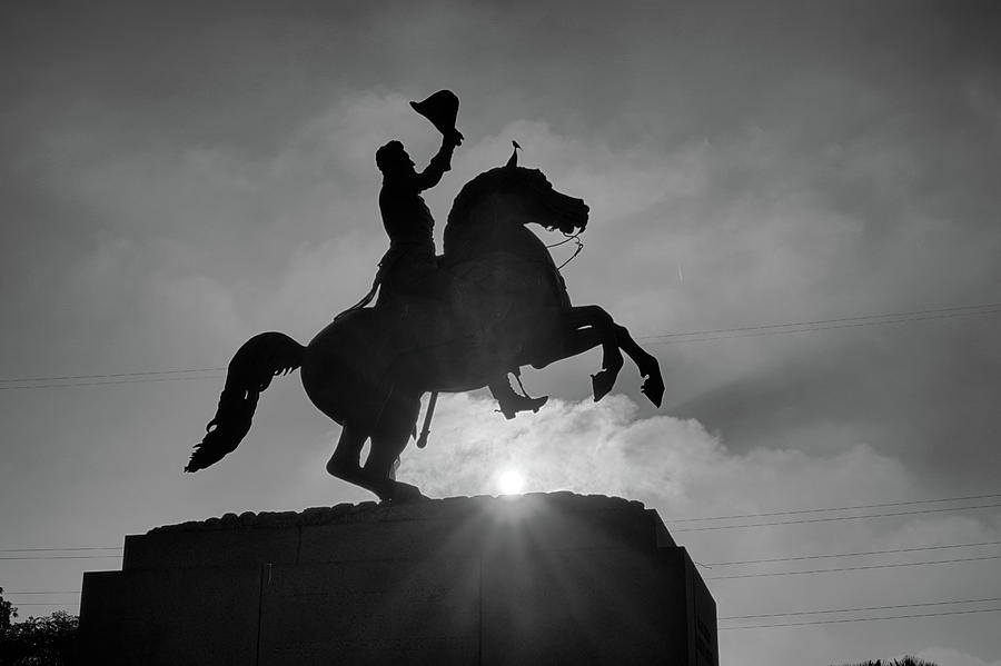 Andrew Jackson Statue at Sunrise Jackson Square New Orleans Louisiana Photograph by Toby McGuire
