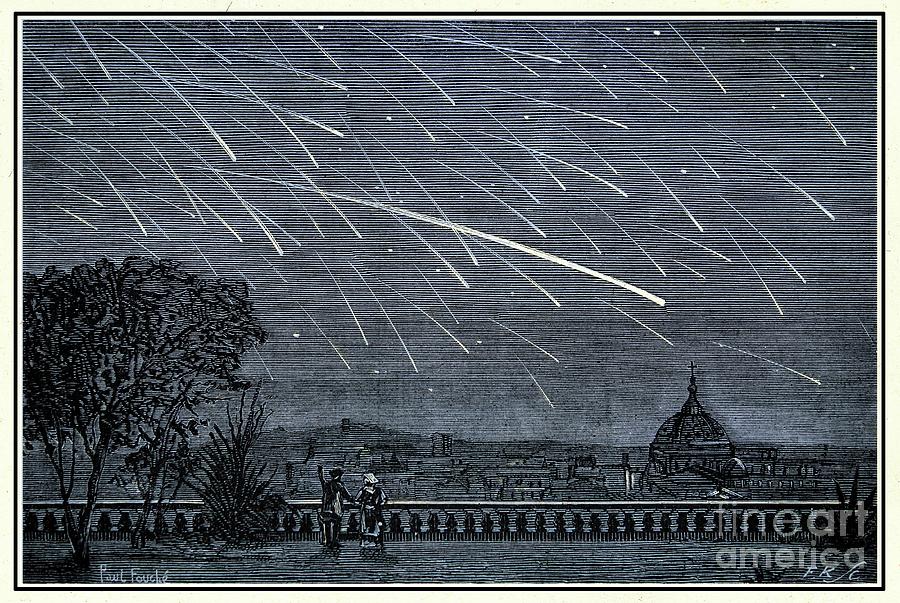 Andromedid Meteor Shower Of 1872 Photograph by Detlev Van Ravenswaay