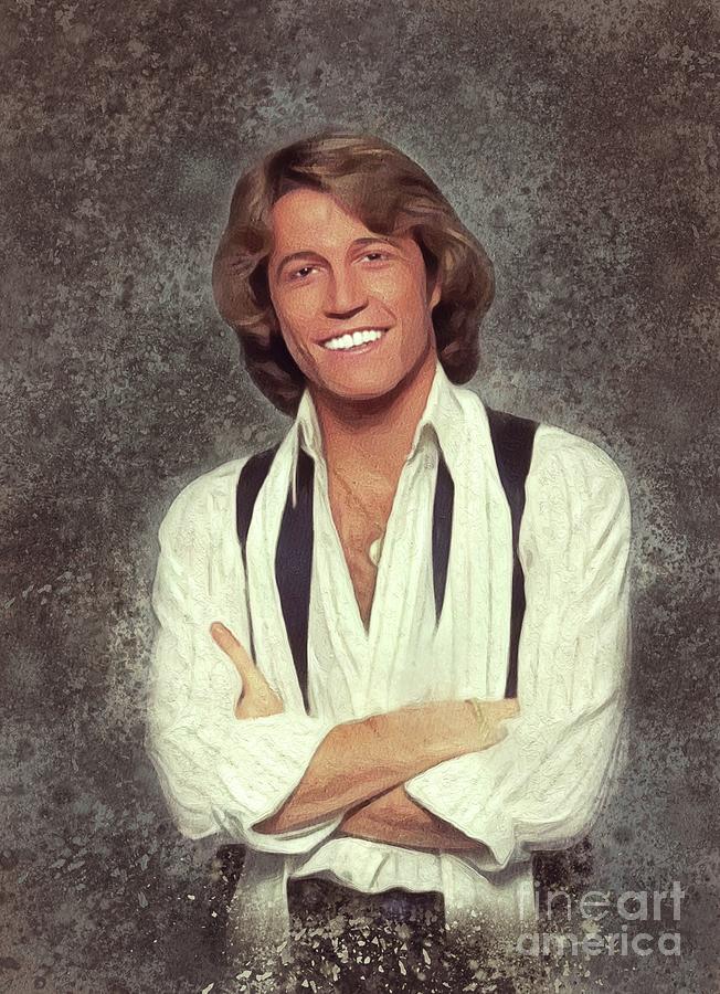 Andy Gibb, Music Legend Painting by Esoterica Art Agency