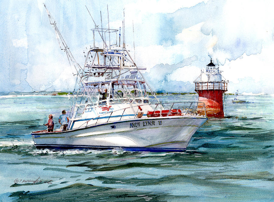 Andy Lynn II as she passes the Bug Painting by P Anthony Visco