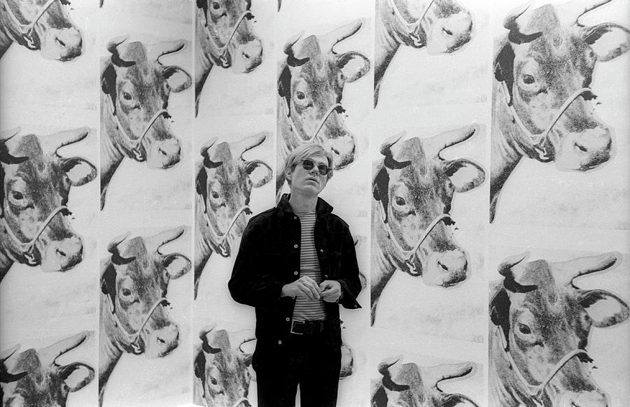 Andy Warhol And Cows Photograph By Fred W Mcdarrah