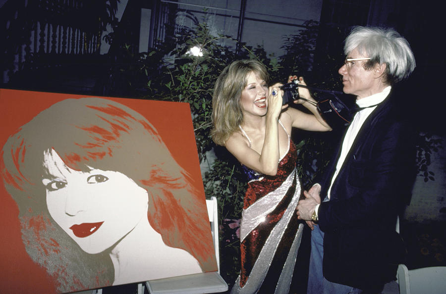 Celebrity Photograph - Andy Warhol and Pia Zadora by Dmi
