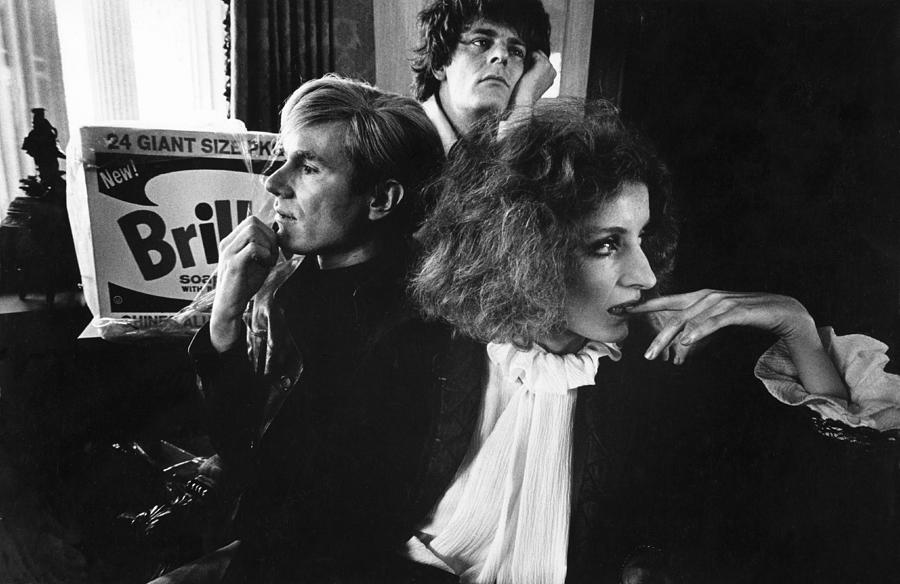 Andy Warhol, Paul Morrisey, And Viva Photograph by Donald Getsug