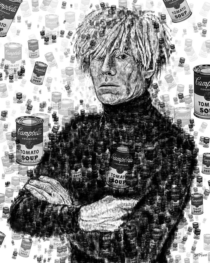 Andy Warhol Painting by Yom Tov Blumenthal