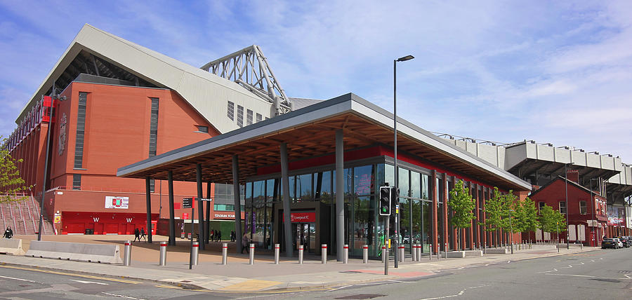 Anfield Football Stadium, Liverpool, Merseyside, England, GB, UK ...