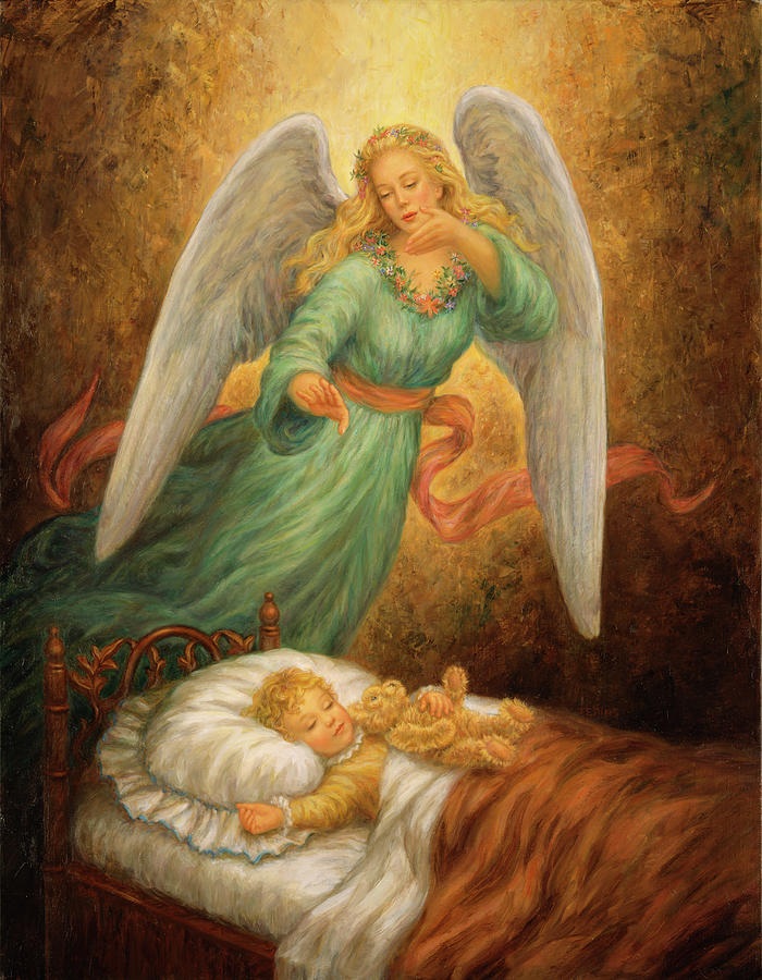 Angel 12 Painting by Edgar Jerins Angel 12 Painting by Edgar Jerins