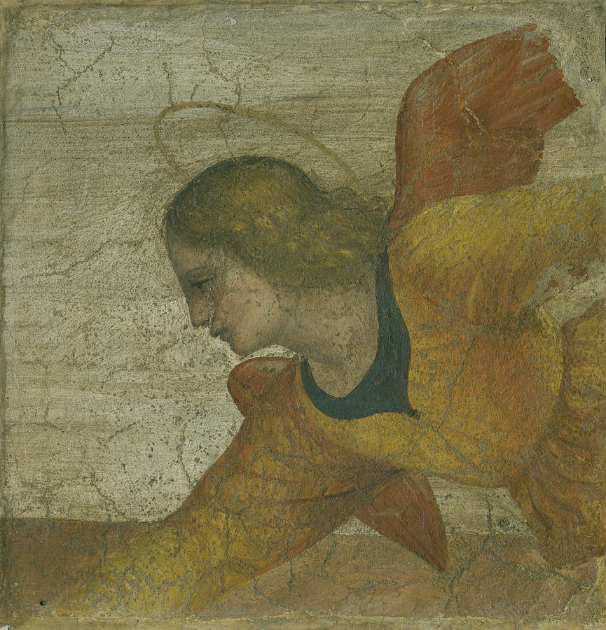 Angel By Luini Painting by Bernardino Luini