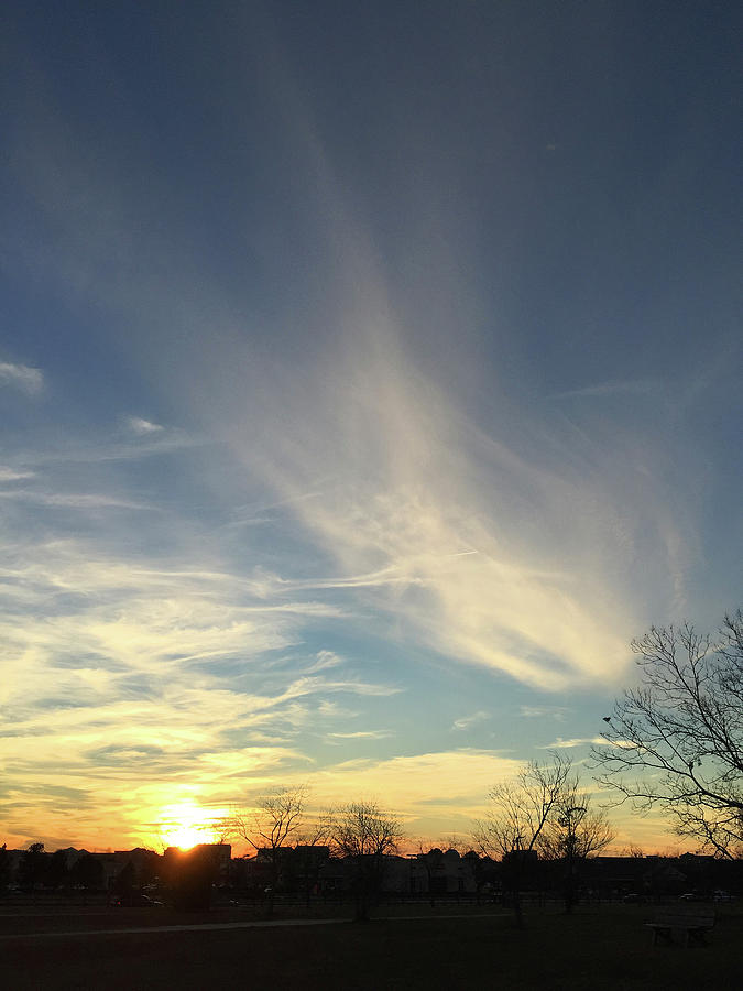Angel Cloud Sunset Photograph by Matthew Seufer