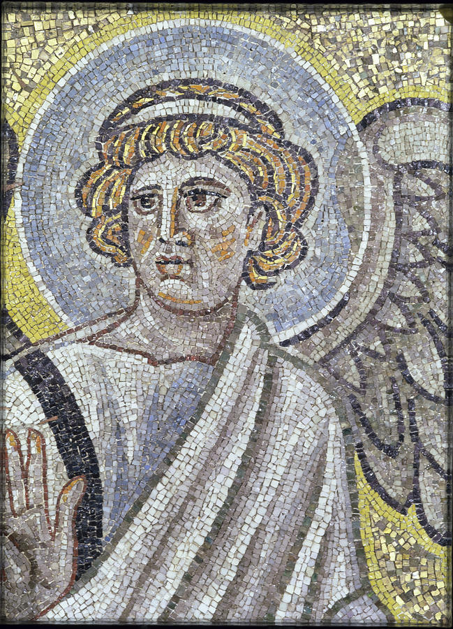 Angel (detail Of Apse Mosaic) Mixed Media by Artist Unknown Angel (detail Of Apse Mosaic) Mixed Media by Artist Unknown