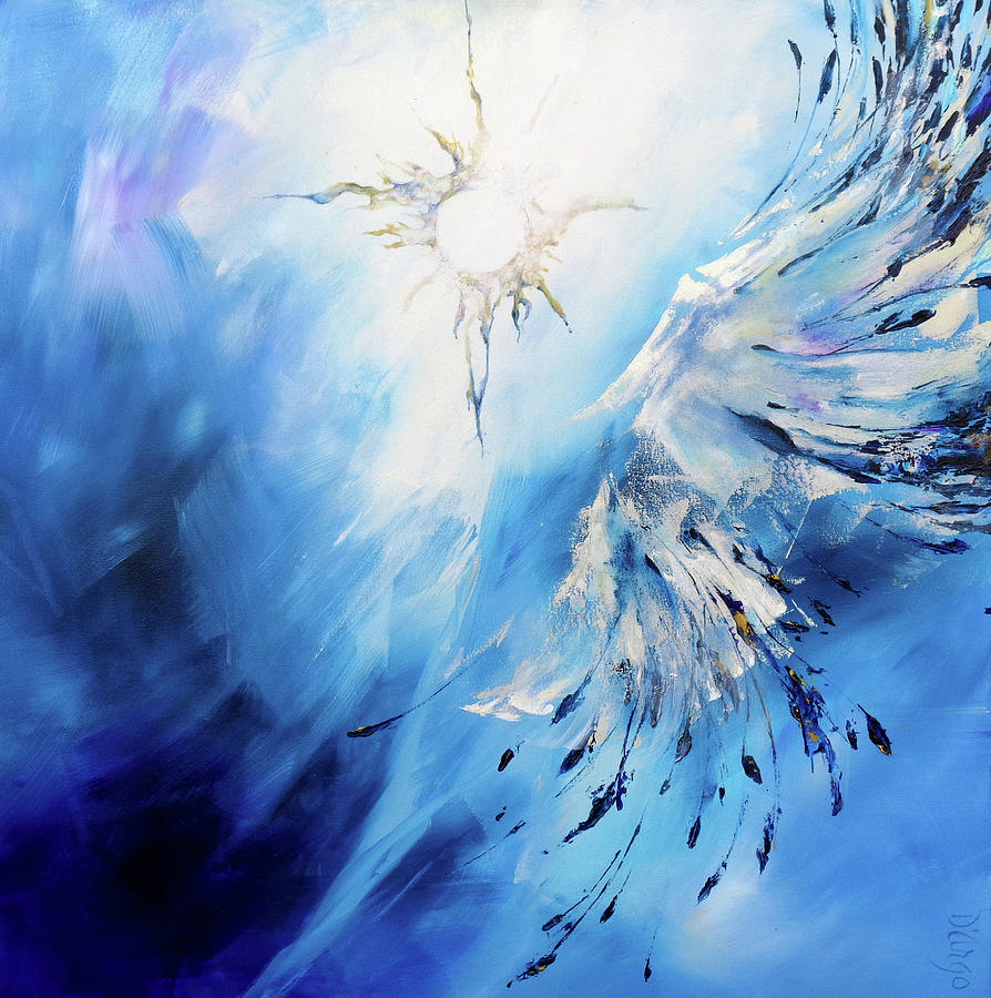 Angel Painting by Dina Dargo