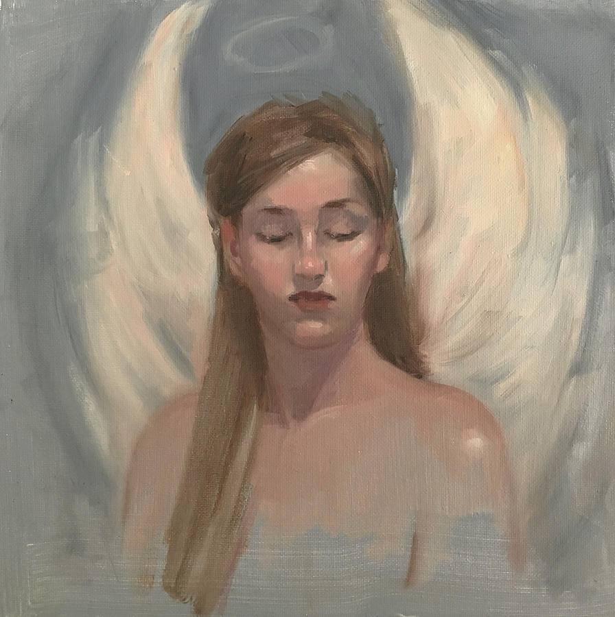 Angel Painting by Elizabeth Jose