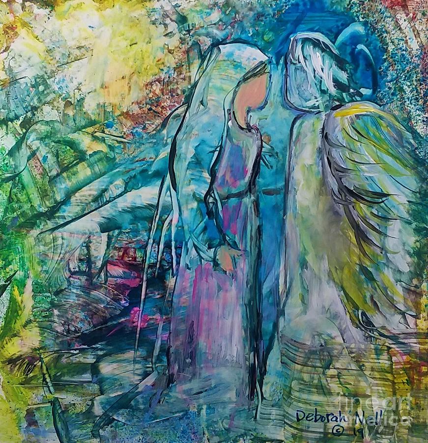Angel Encounter Painting by Deborah Nell