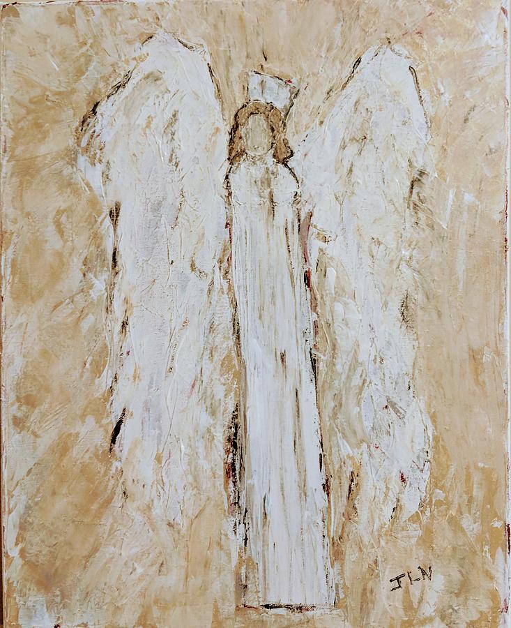 Angel for care Painting by Jennifer Nease | Fine Art America