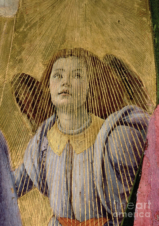 Angel, From The coronation Of The Virgin, C.1488-90 Painting by Sandro Botticelli