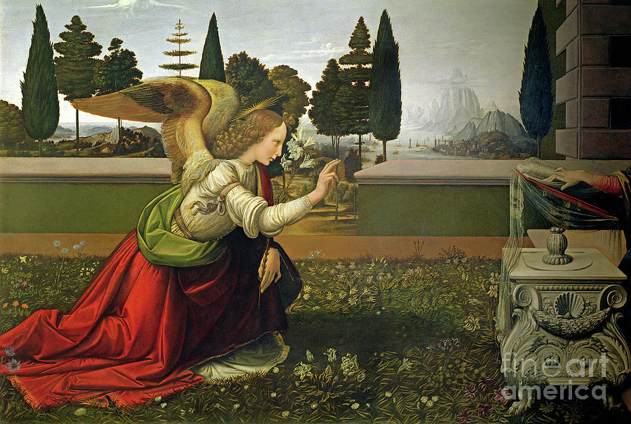 angel paintings by leonardo da vinci