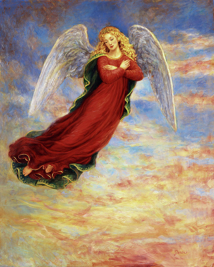 Angel In The Sky Painting By Edgar Jerins