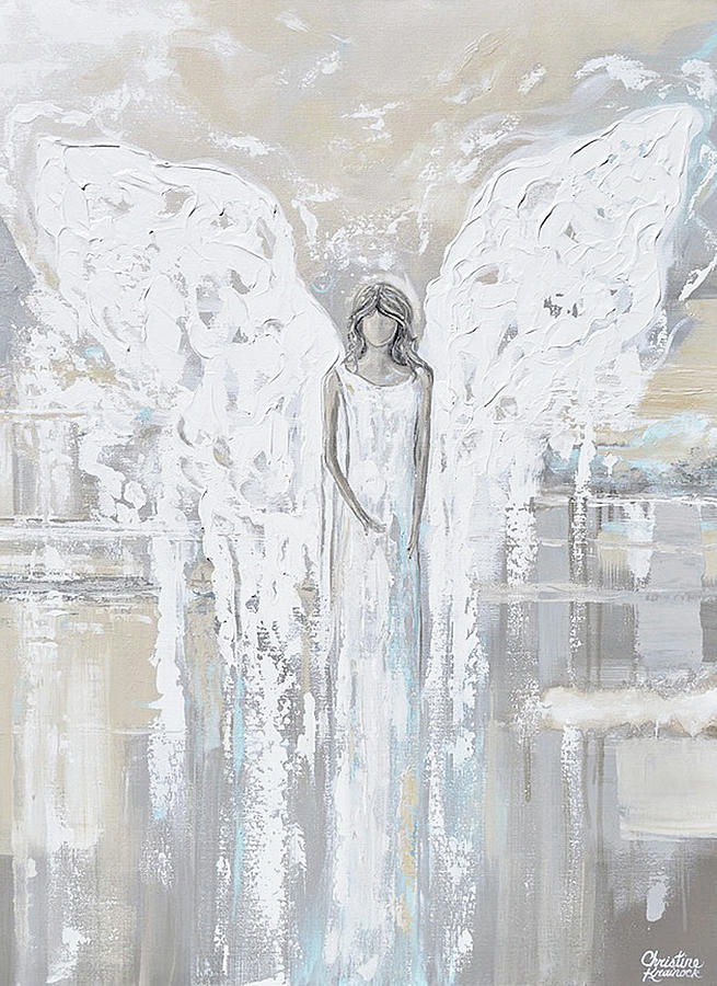 Angel of Love Painting by Christine Bell