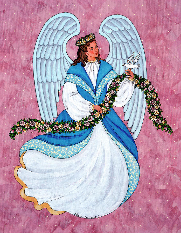 Angel Of Peace Painting by Sheila Lee