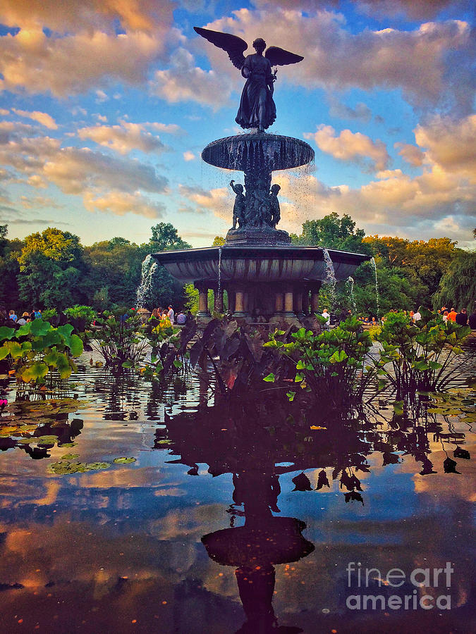 Bethesda Angel Fountain America New York Central Park OAB-BF1