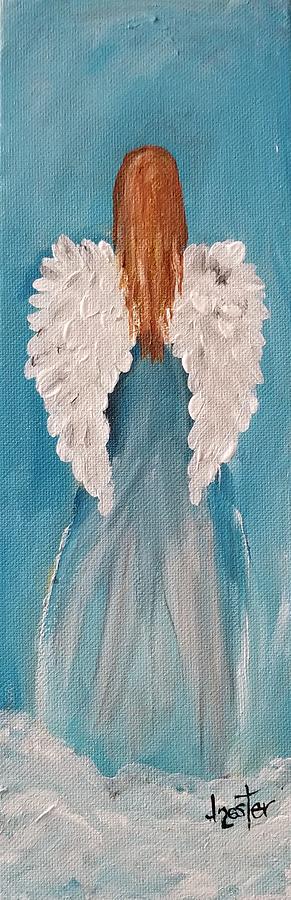 Angel on Journey to heaven Painting by Jj Burton | Fine Art America