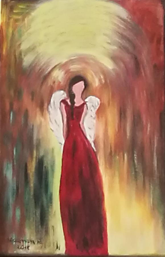 Angel Painting - Angel by Renata Barczyszyn