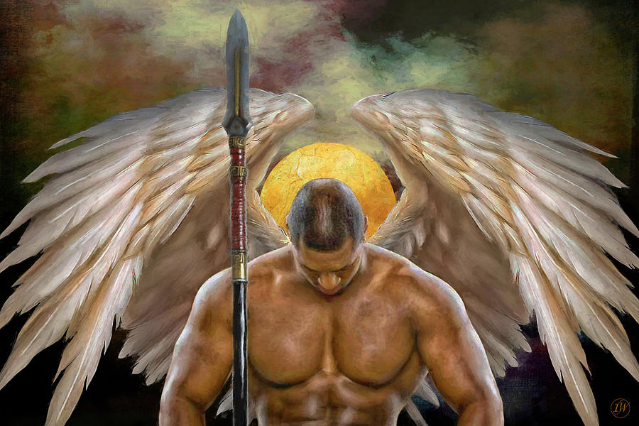 Angel Warrior Digital Art By Rick Wiles Fine Art America