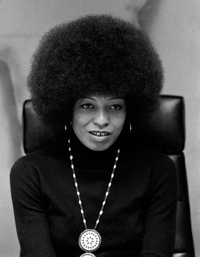 1974 Photograph - Angela Davis, American Political by Science Source