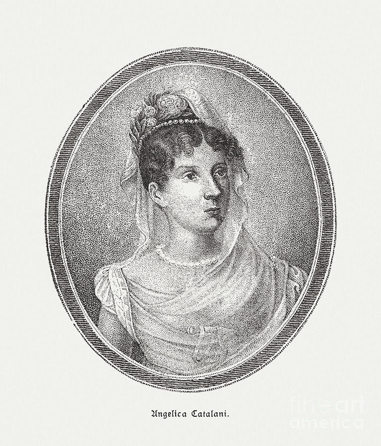 Angelica Catalani 1780-1849, Italian Digital Art by Zu 09