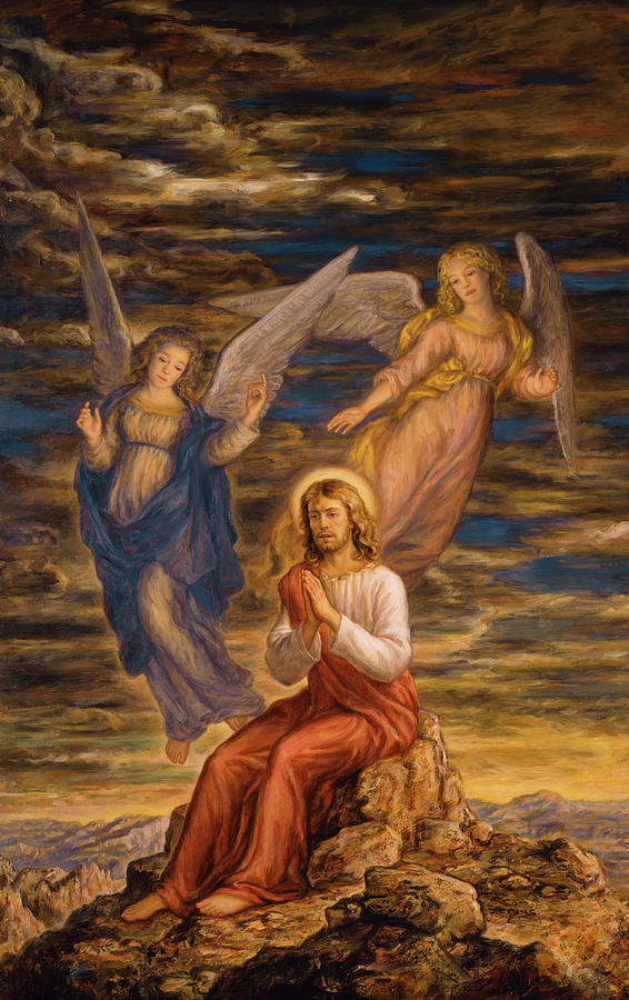 Angels 11 Painting by Edgar Jerins