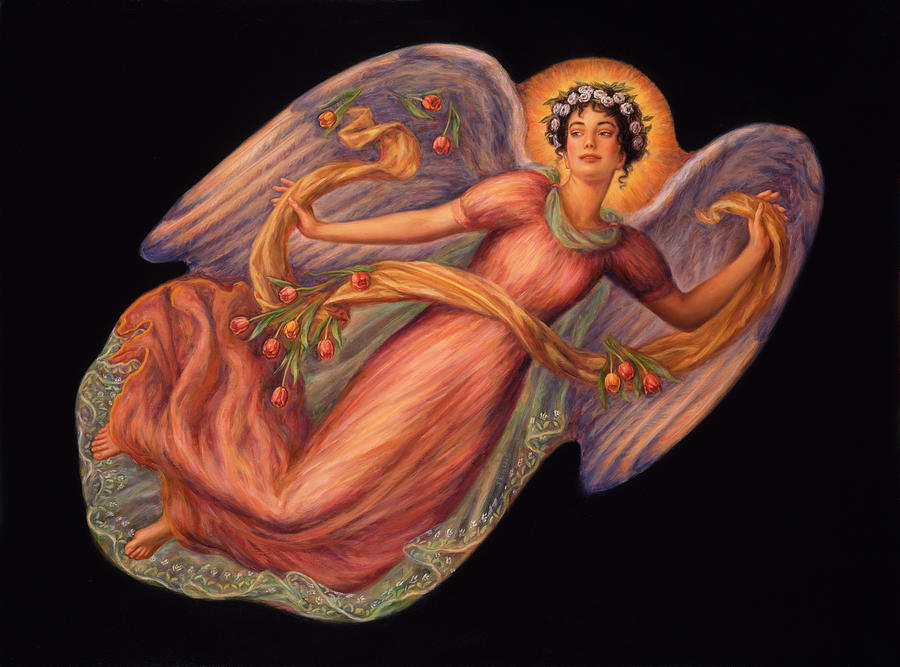 Angels Painting By Edgar Jerins Pixels