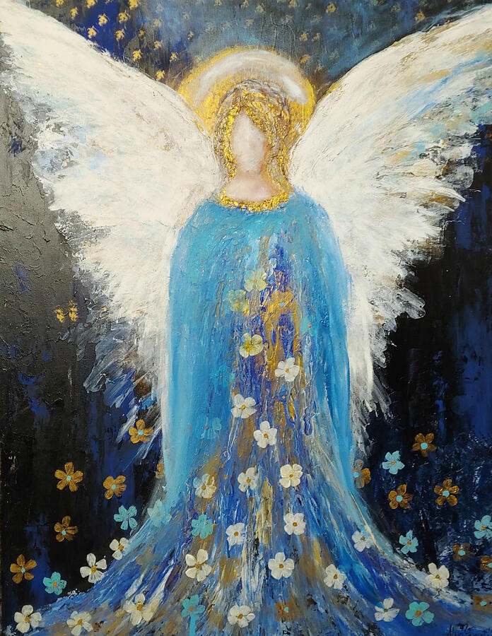 Angels Painting - Angels Among Us ll by Alma Yamazaki