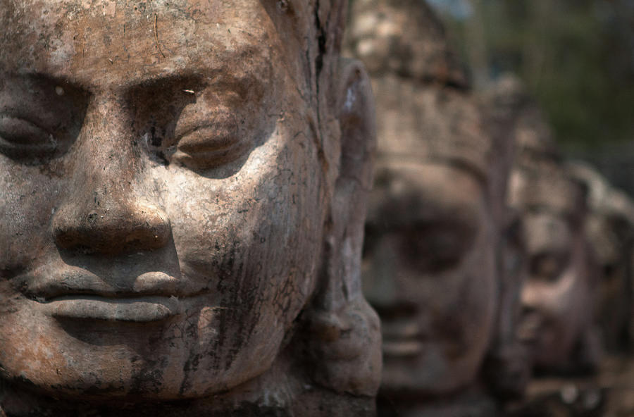 Angkor Warriors Photograph by Romulo Rejon